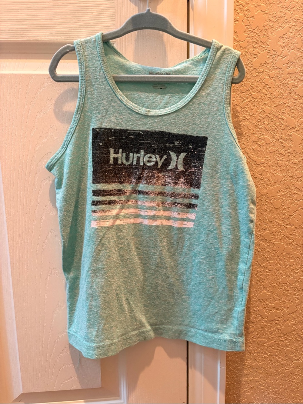 Hurley Aqua Heathered Logo Tee